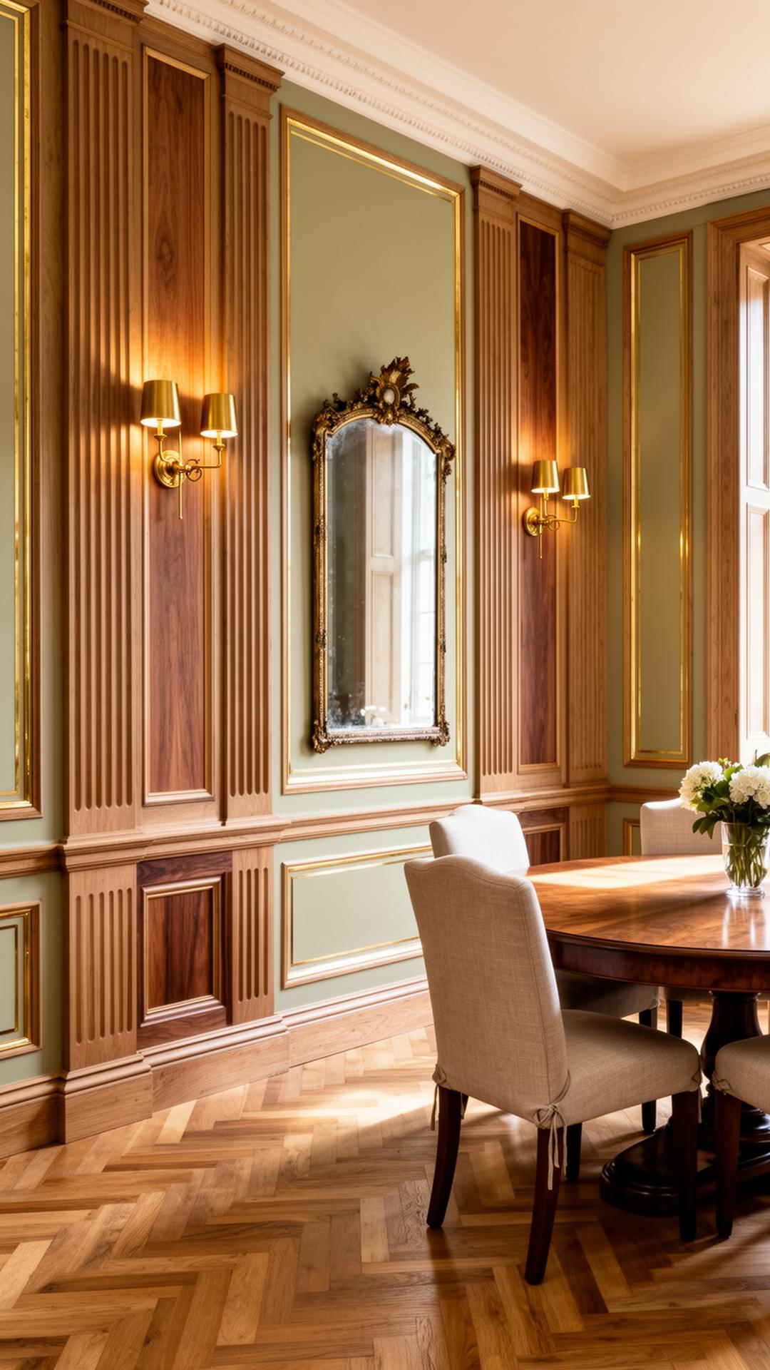 Fluted Oak Dining Room — Wall Panelling in Ballsbridge, Dublin 4 by RSM Construction