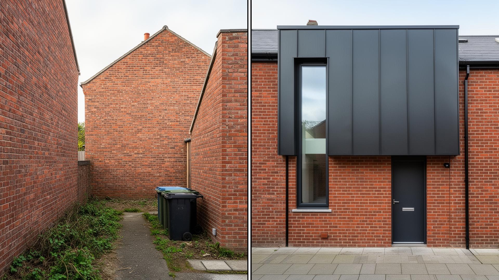 Home extension Dublin before and after — Phibsborough side extension by RSM Construction