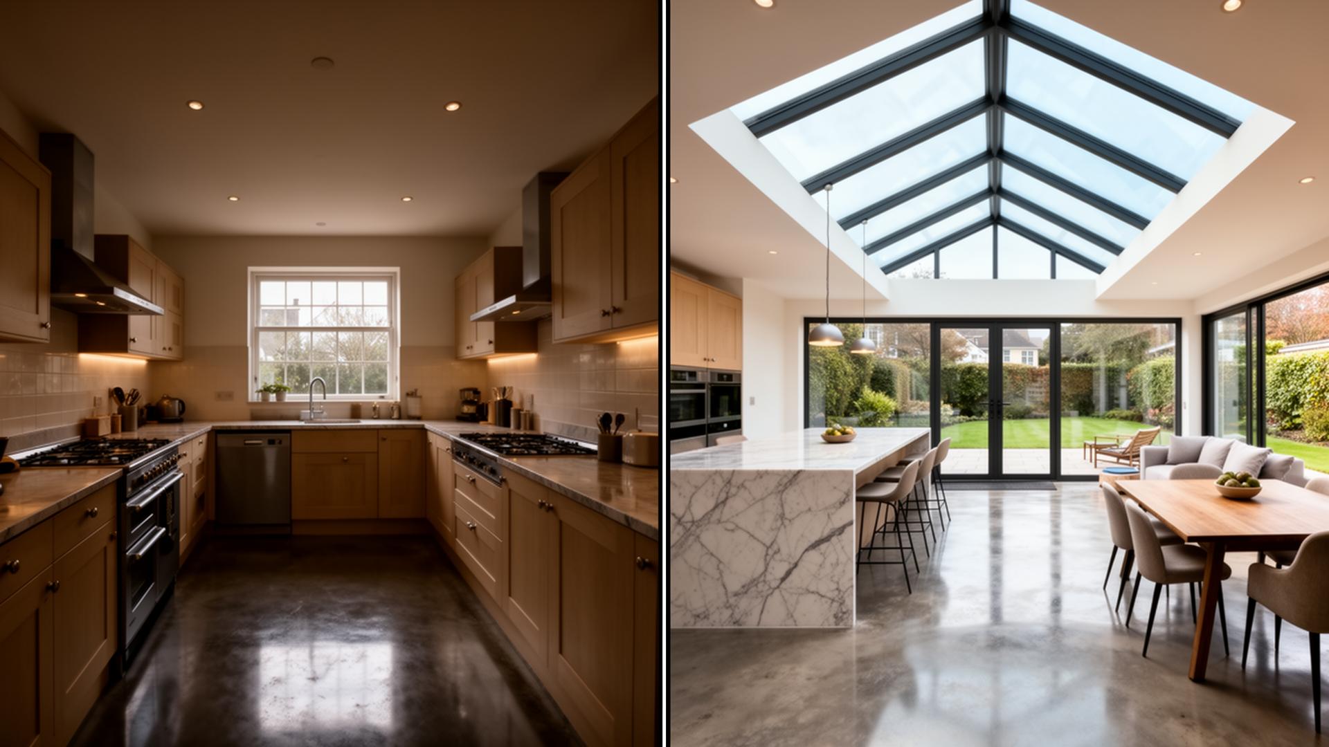 Home extension Dublin before and after — Glasnevin wraparound by RSM Construction