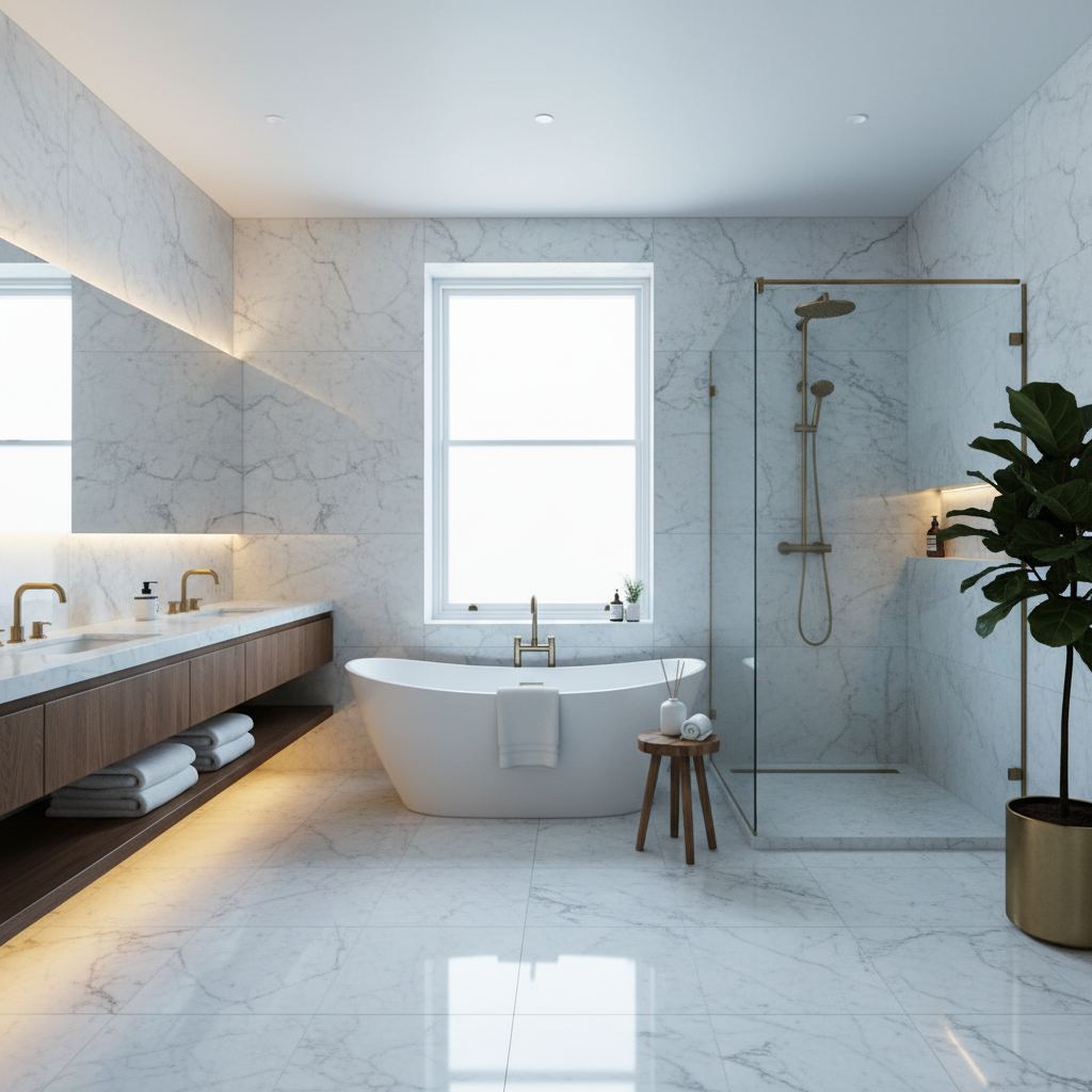 Bathroom Renovation in Ballsbridge — luxury renovation by Dublin's premium construction company