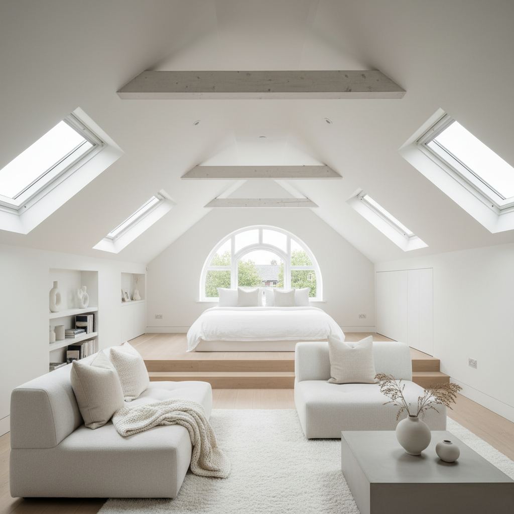 Attic Conversion in Blackrock — luxury renovation by Dublin's premium construction company