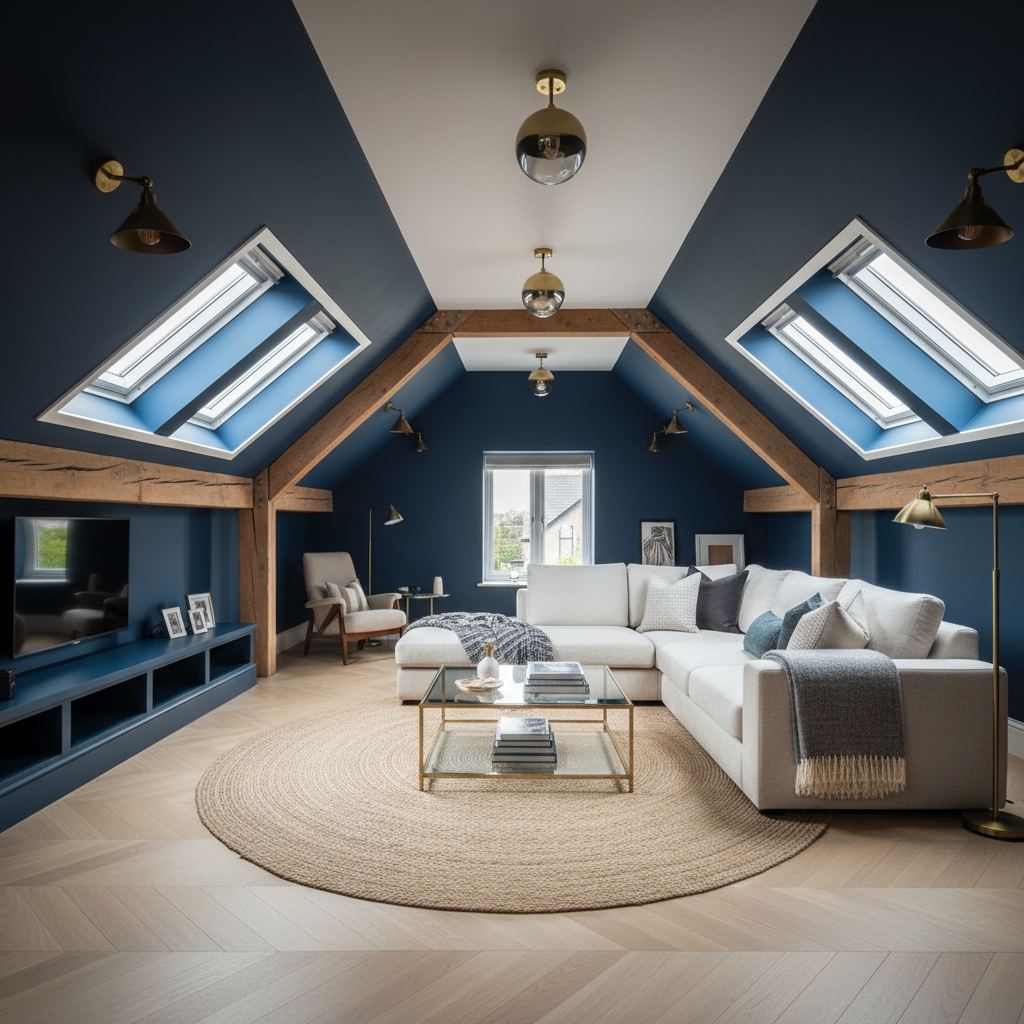 Attic Conversion in Foxrock — luxury renovation by Dublin's premium construction company