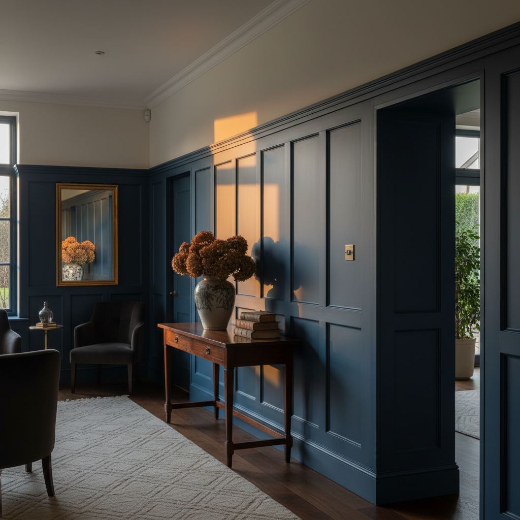 Wall Paneling in Foxrock — luxury renovation by Dublin's premium construction company