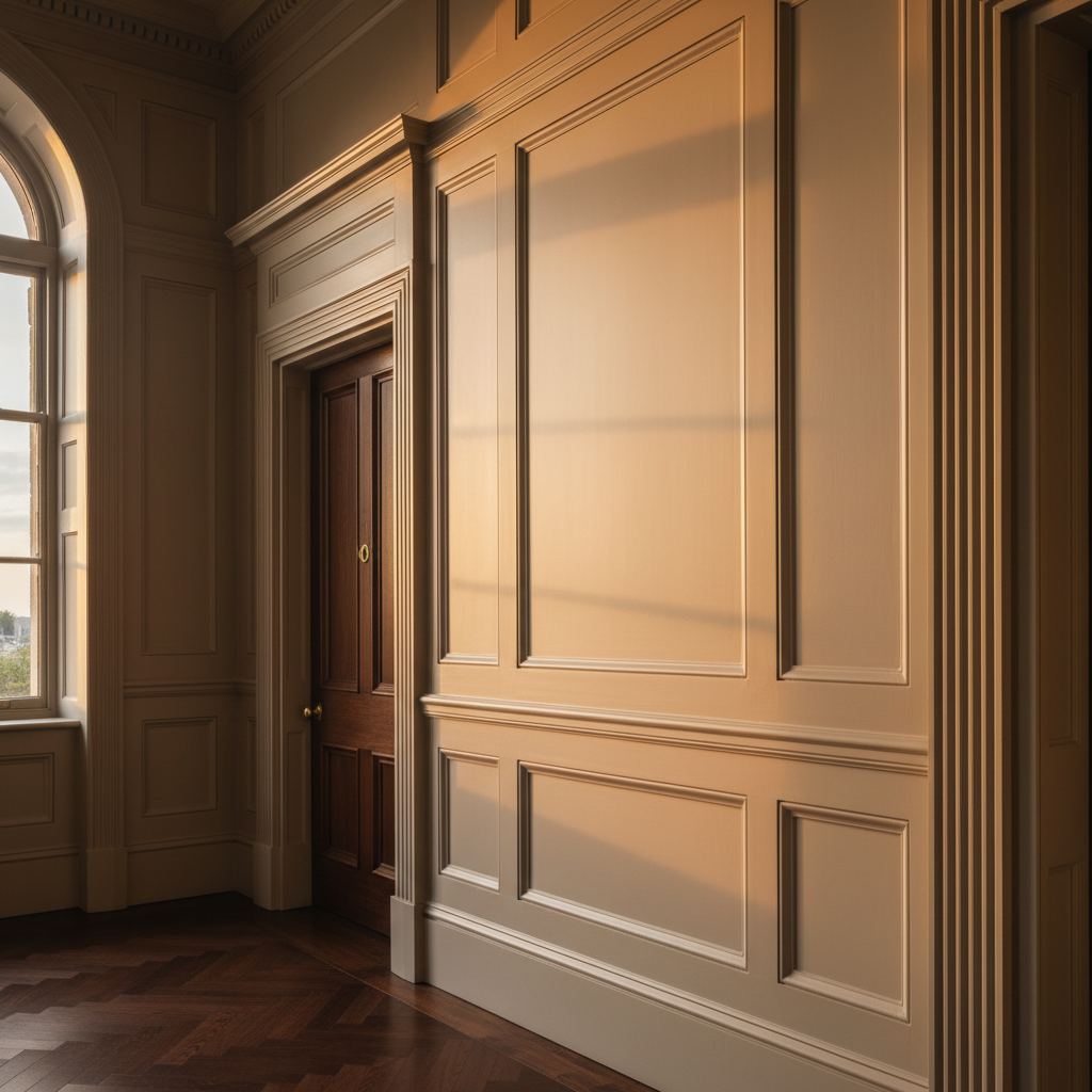 Wall Paneling in Killiney Hill — luxury renovation by Dublin's premium construction company