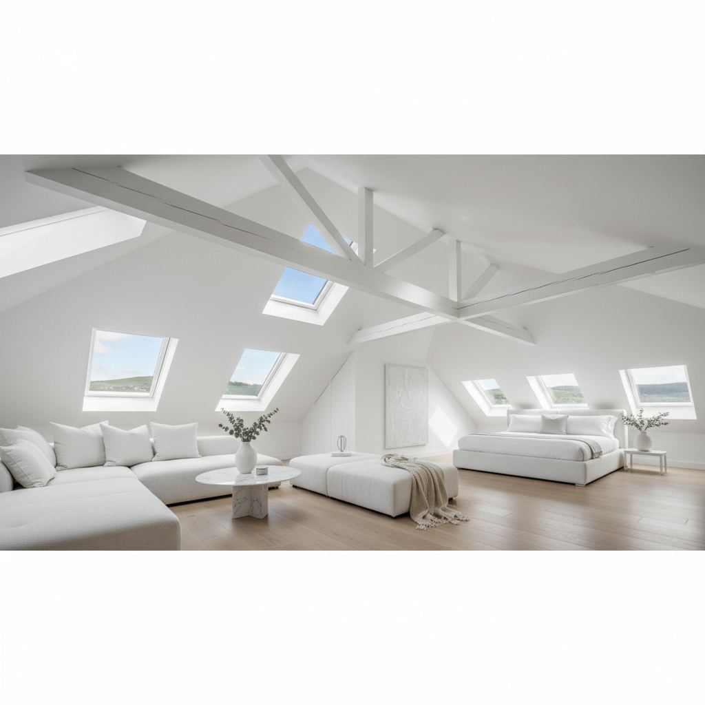 Attic Conversion in Killiney — luxury renovation by Dublin's premium construction company