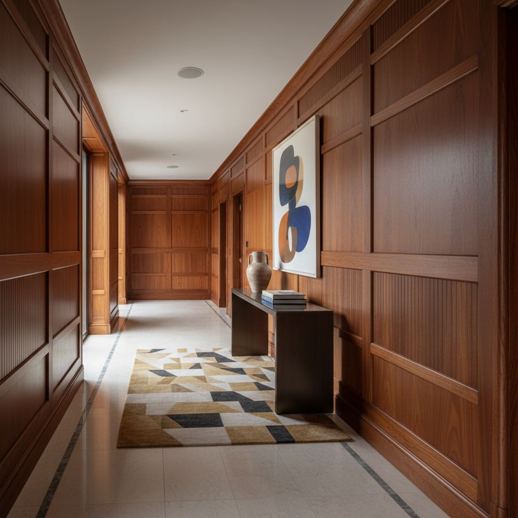 Wall Paneling in Stillorgan — luxury renovation by Dublin's premium construction company